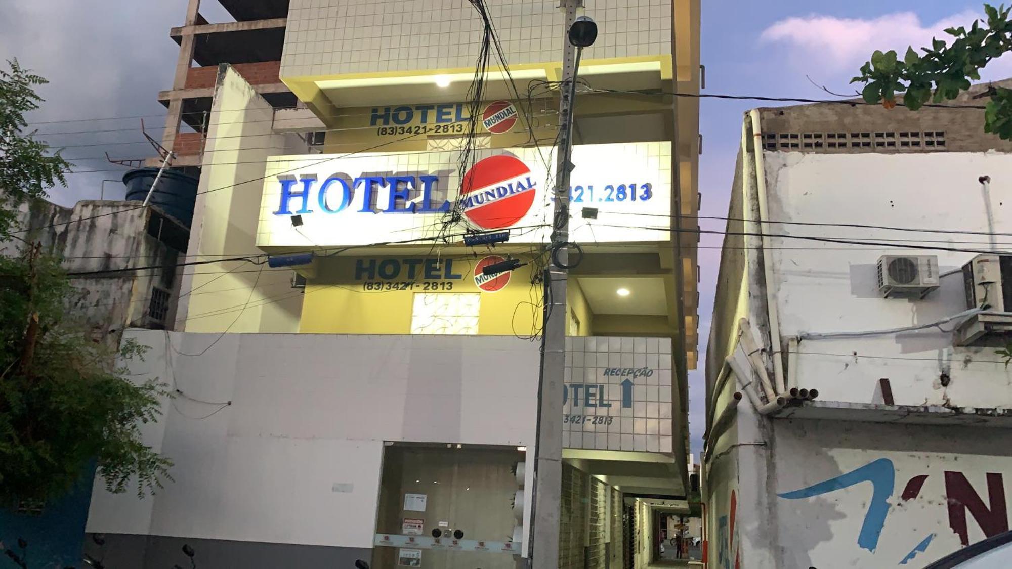 Hotel Mundial Patos  Buitenkant foto