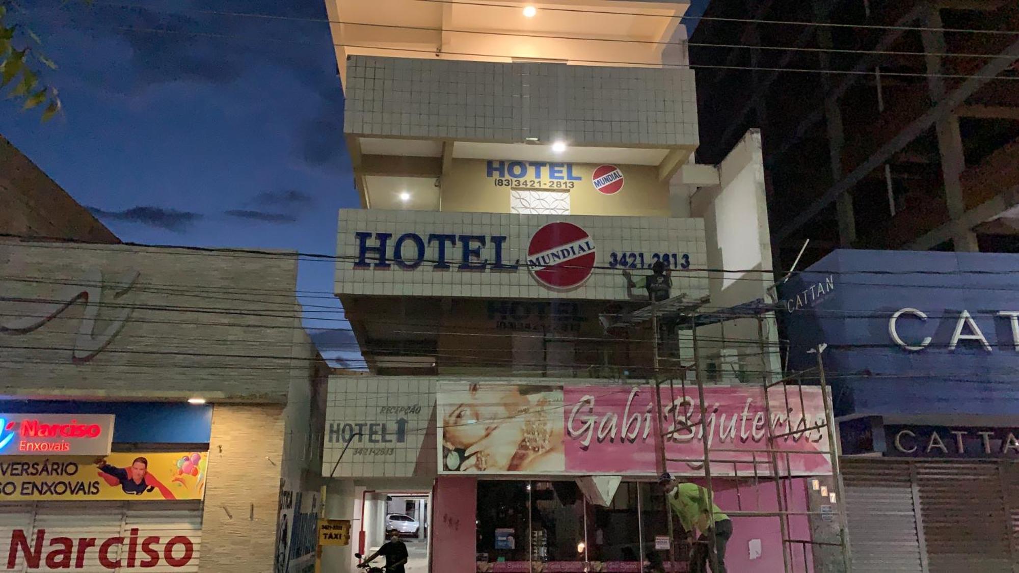 Hotel Mundial Patos  Buitenkant foto