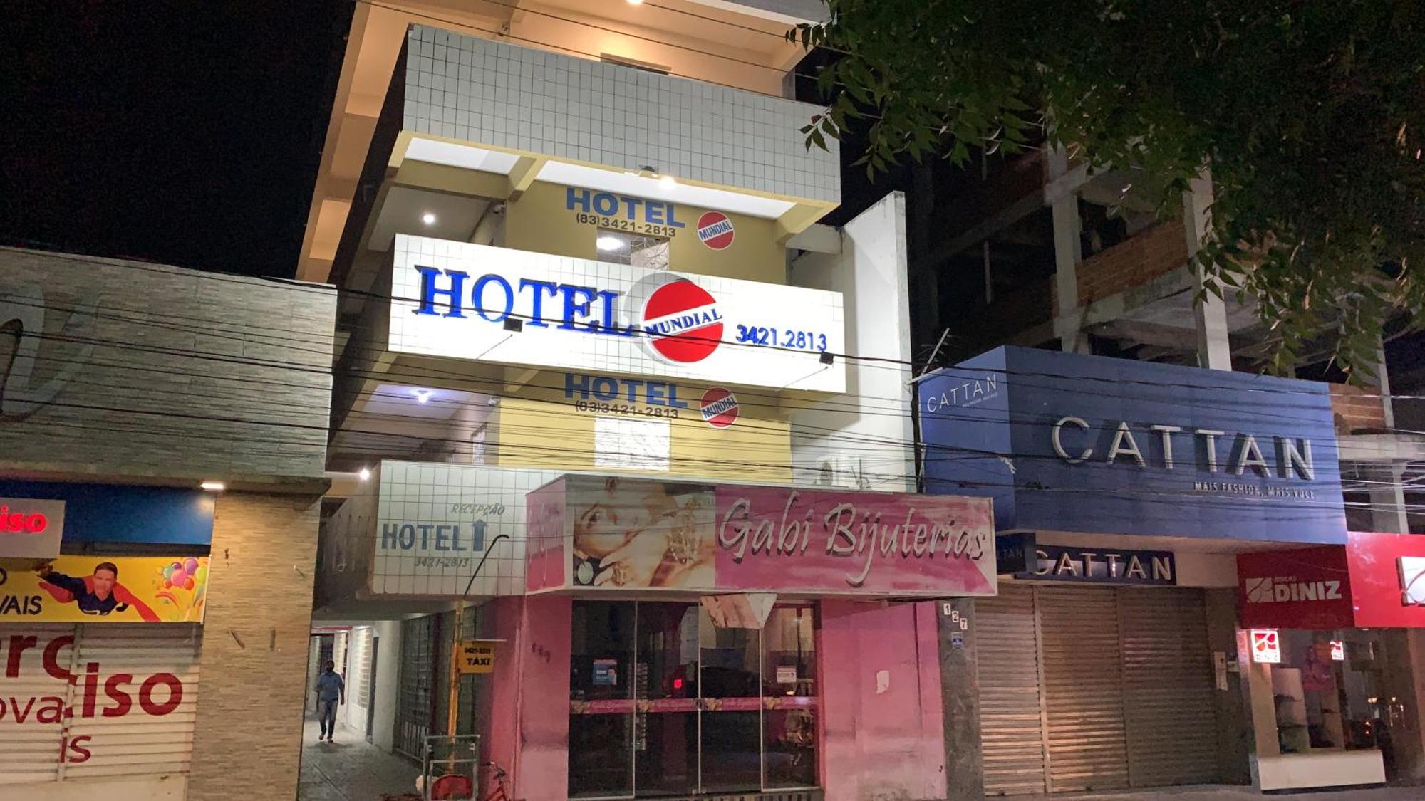 Hotel Mundial Patos  Buitenkant foto